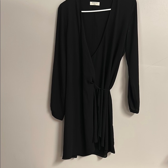 Black Wrap Dress - Picture 1 of 6